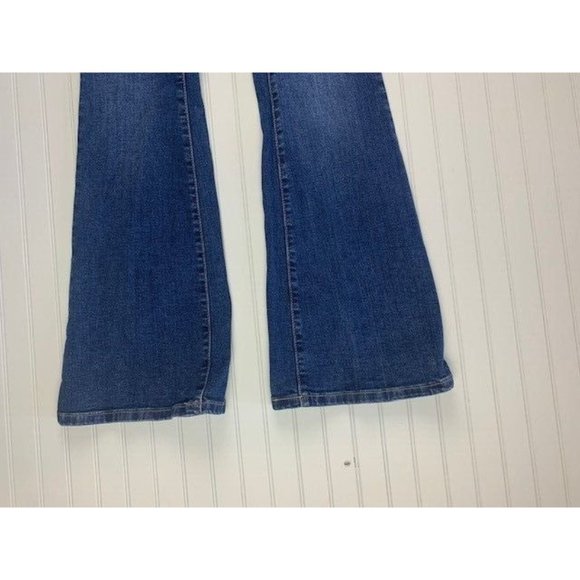 Hammer Size 5 Womens Jeans Mid Rise Flare Stretch Med Wash - Picture 4 of 4